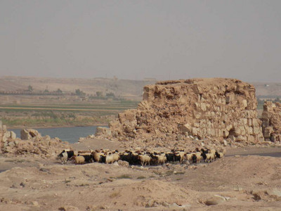 2009 Syria 46  - Halabiye ruins on the banks of the Euphrates.jpg