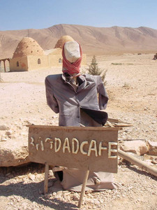 2009 Syria 75  - The Baghad Cafe Sadam Hussain scarecrow.jpg